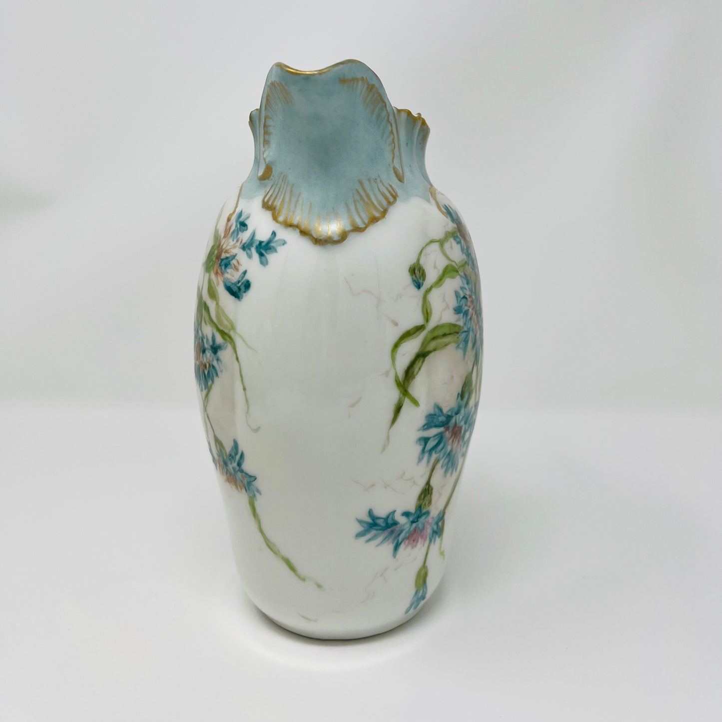 Limoges A L France Hand Painted Porcelain Pitcher