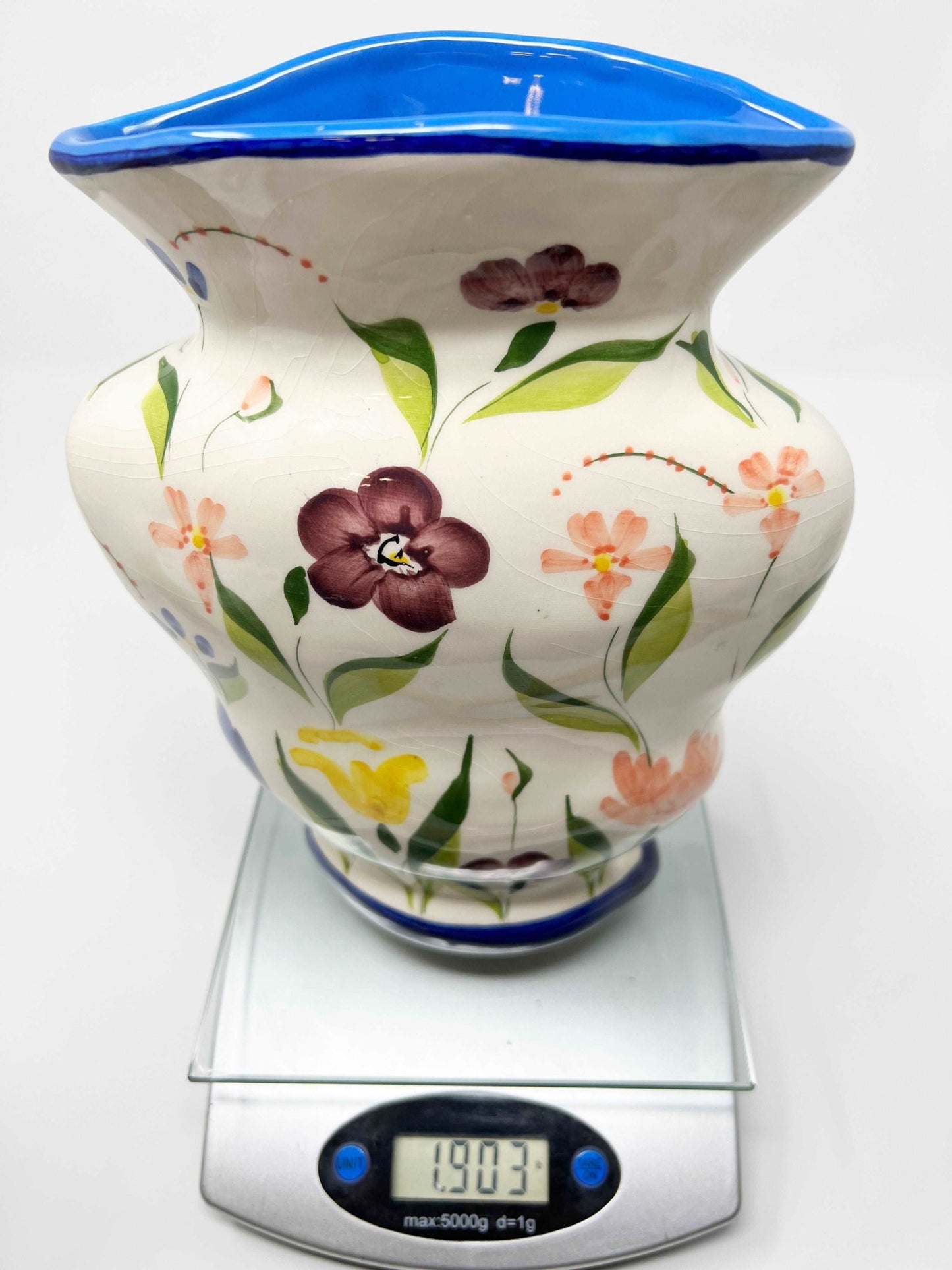 Andrea By Sadek Jay Wilfred Vase - signed F. Lie - Made in Portugal - Southern Love Interiors