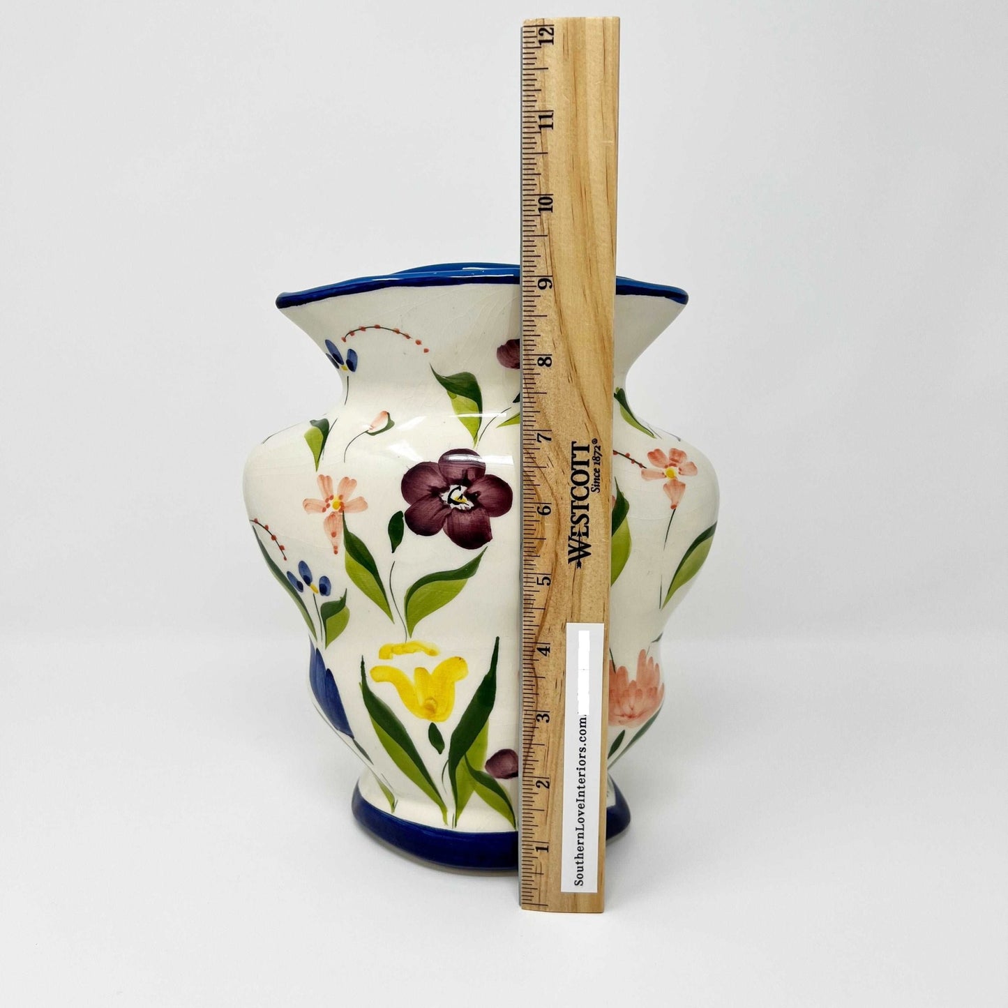 Andrea By Sadek Jay Wilfred Vase - signed F. Lie - Made in Portugal - Southern Love Interiors