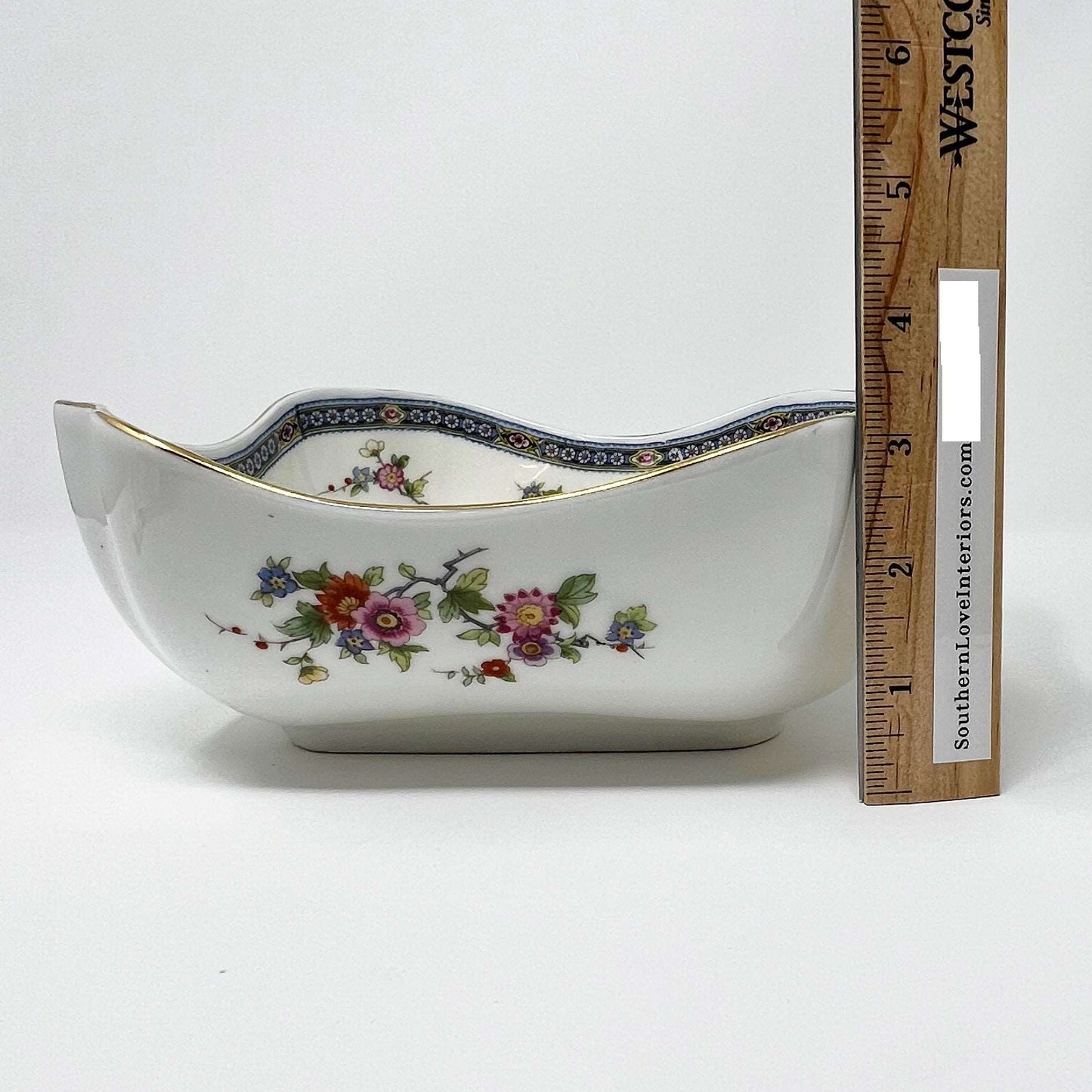 Epiag D F Porcelain Bowl Czechoslovakia 1930's - 40's WWII - Southern Love Interiors