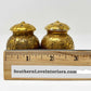 Gold Porcelain Salt & Pepper Shakers - Southern Love Interiors