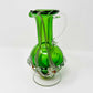 Green Pitcher Blown Glass Murano Style - Southern Love Interiors