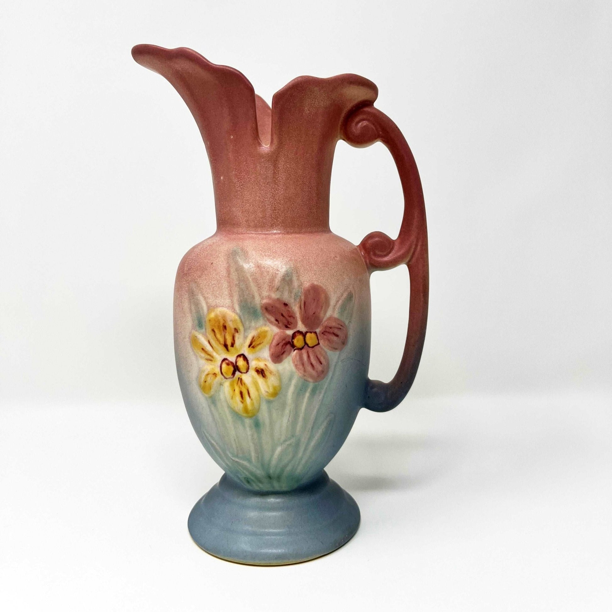 Hull Pottery Iris Ewer Pitcher - Southern Love Interiors