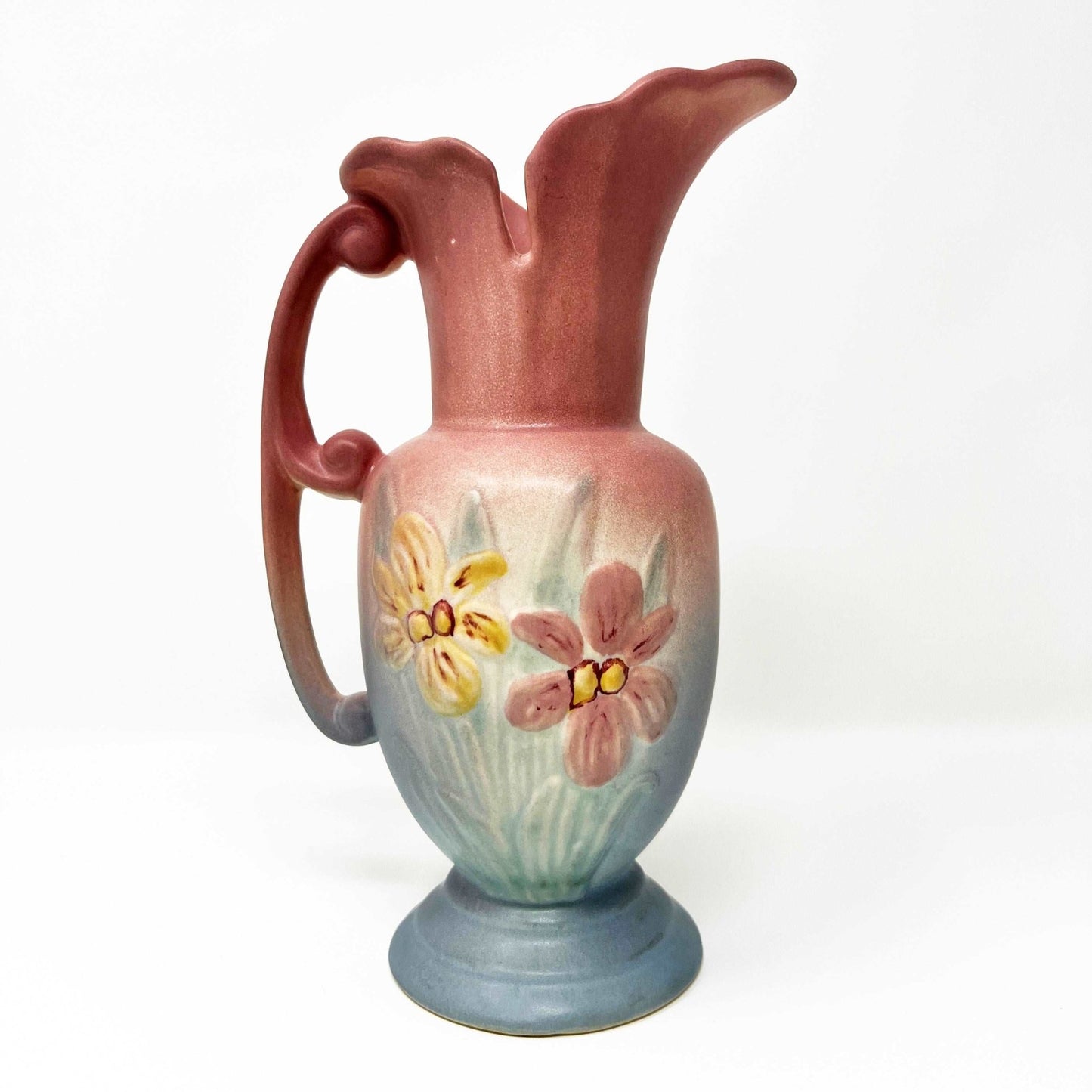 Hull Pottery Iris Ewer Pitcher - Southern Love Interiors