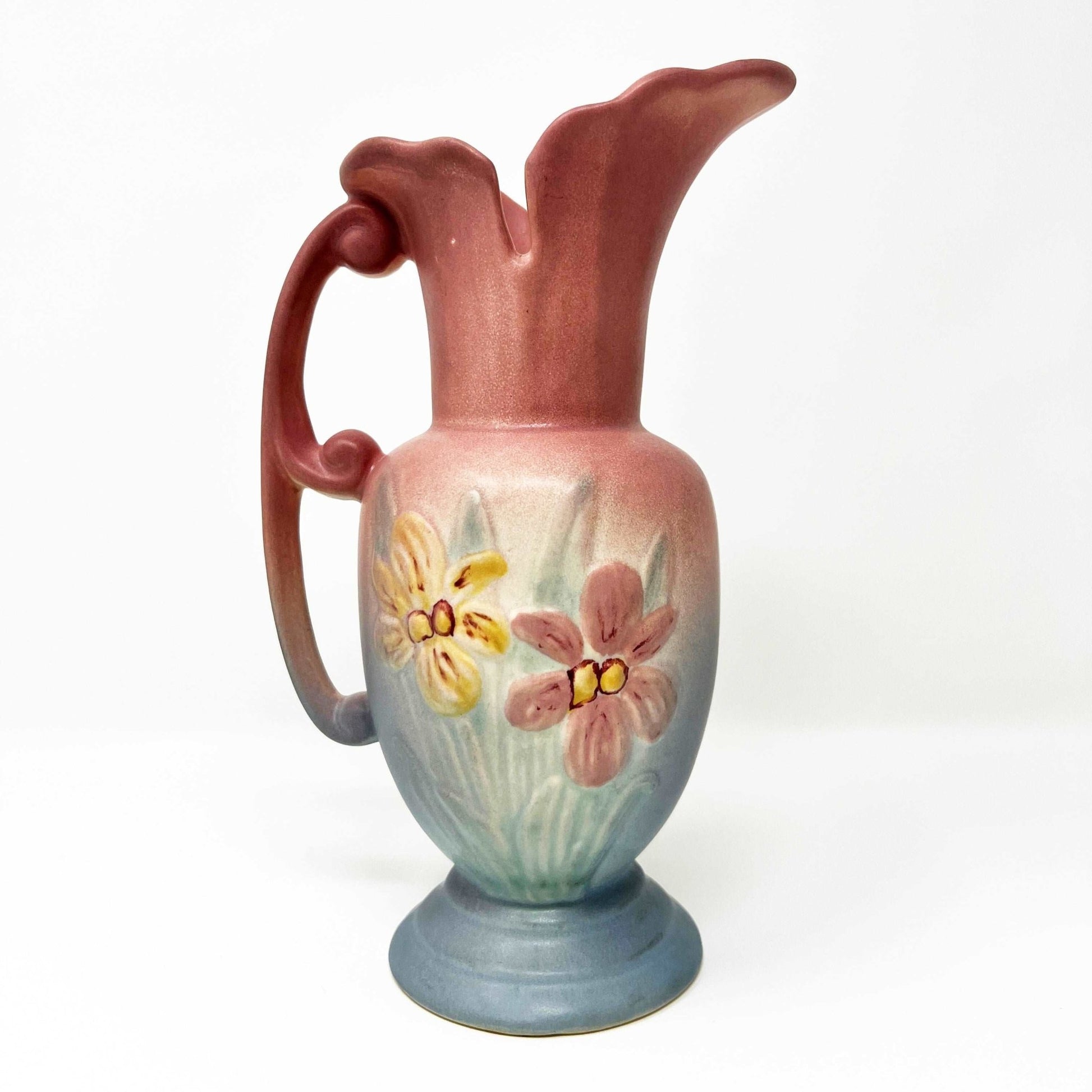 Hull Pottery Iris Ewer Pitcher - Southern Love Interiors