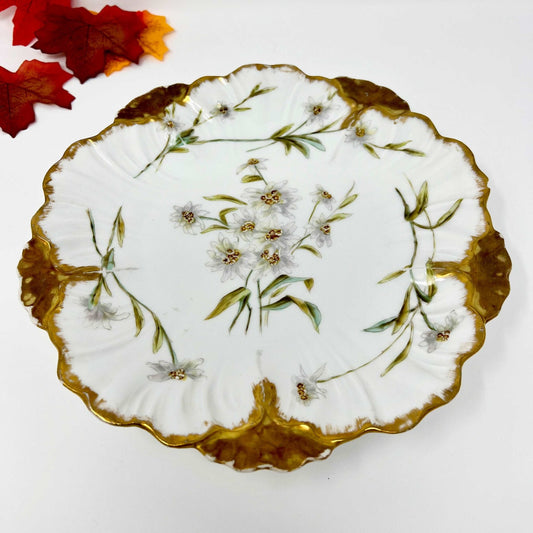 Limoges P & B Antique Hand Painted Plate - Southern Love Interiors