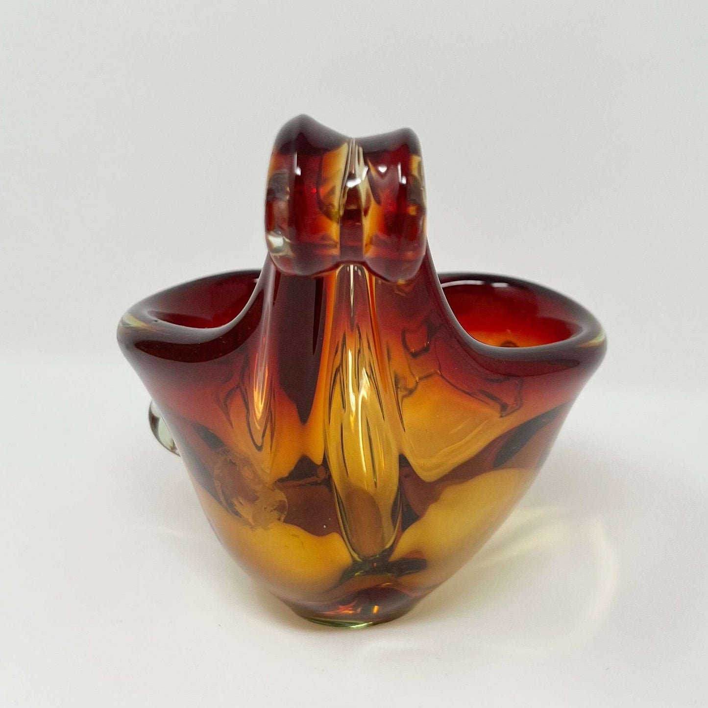 Murano Pipe Stand Holder or Ashtray Handblown Glass Vintage Italy - Southern Love Interiors