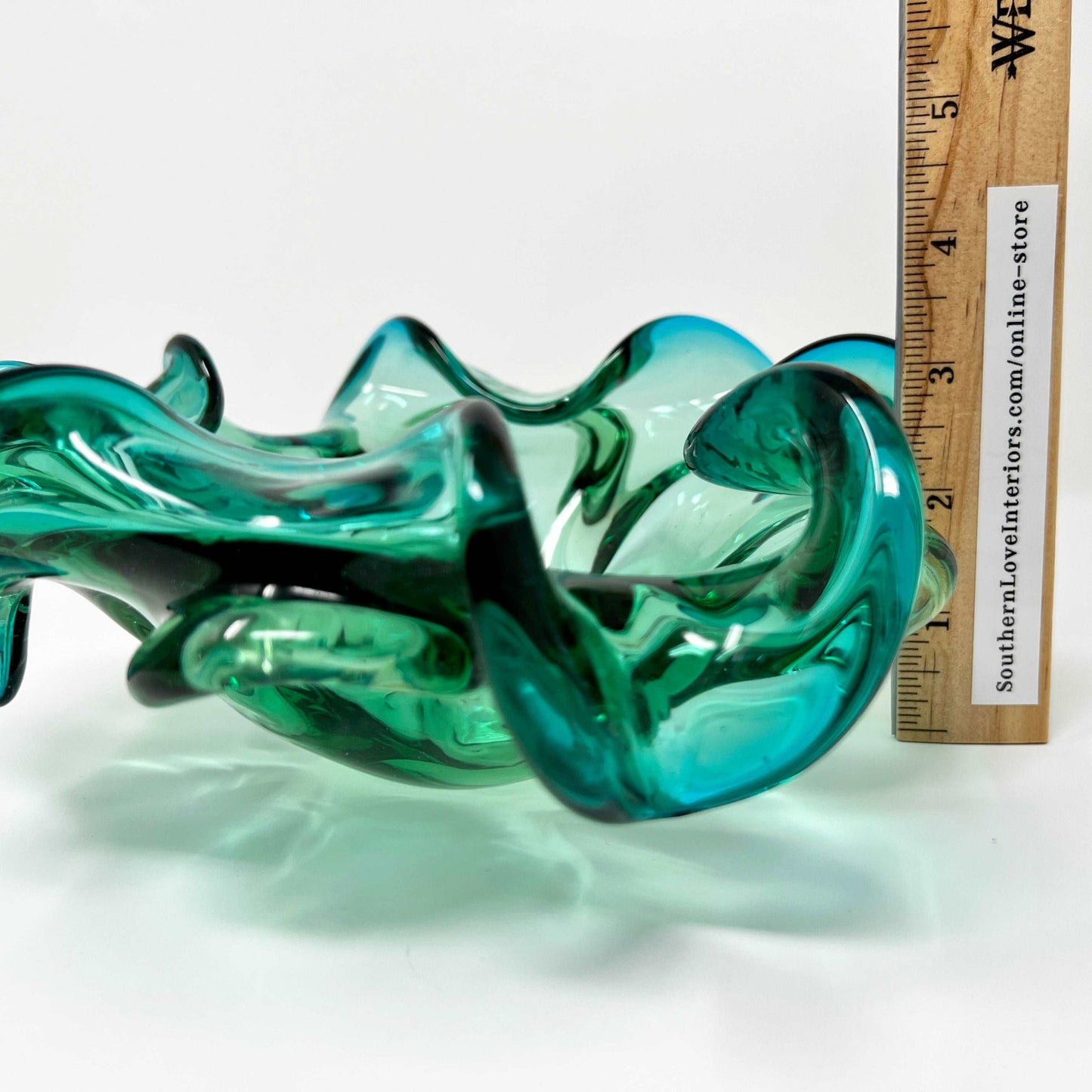 Murano Sommerso Italian Handblown Glass Bowl - Southern Love Interiors