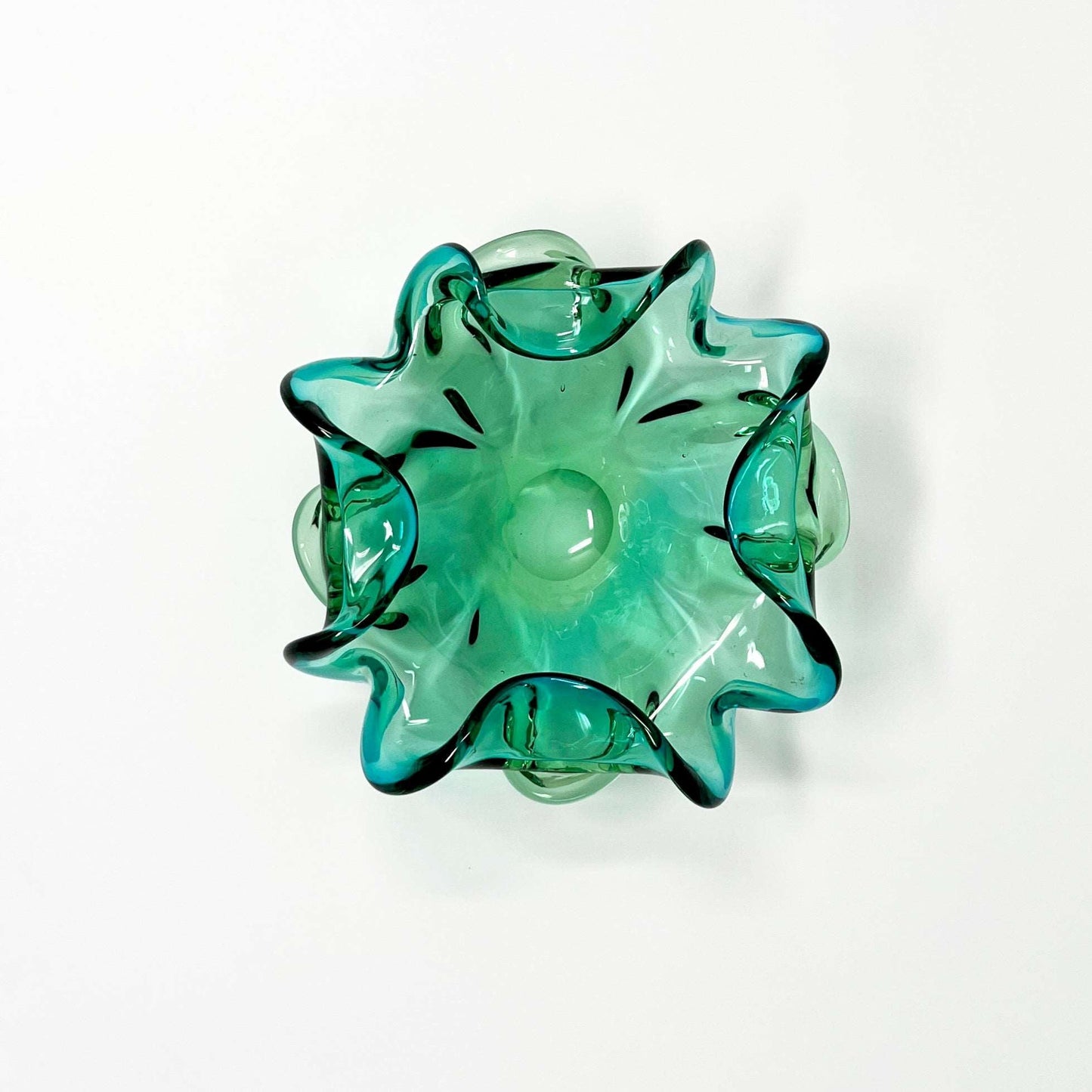 Murano Sommerso Italian Handblown Glass Bowl - Southern Love Interiors