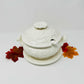 Toscany Ceramic Gravy / Soup Tureen with Lid Ladle and Under Plate - Southern Love Interiors