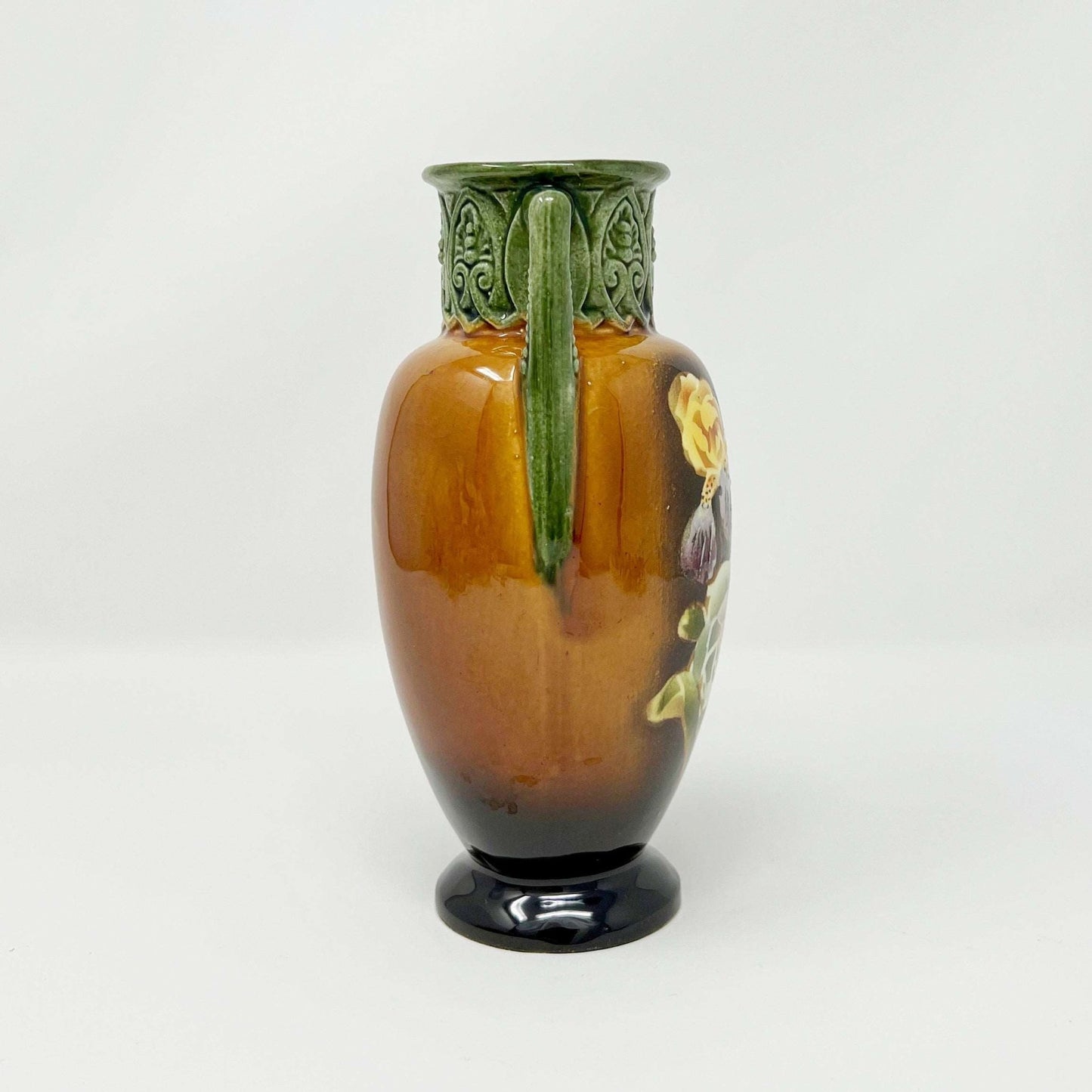 Two Handle Vase Antique Czechoslovakian - Southern Love Interiors